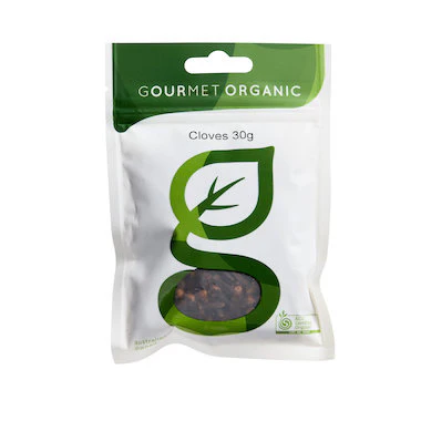 Gourmet Organic Cloves Whole 30g, Certified Organic