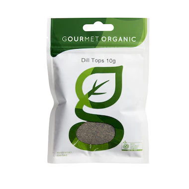 Gourmet Organic Dill Tops 10g, Certified Organic