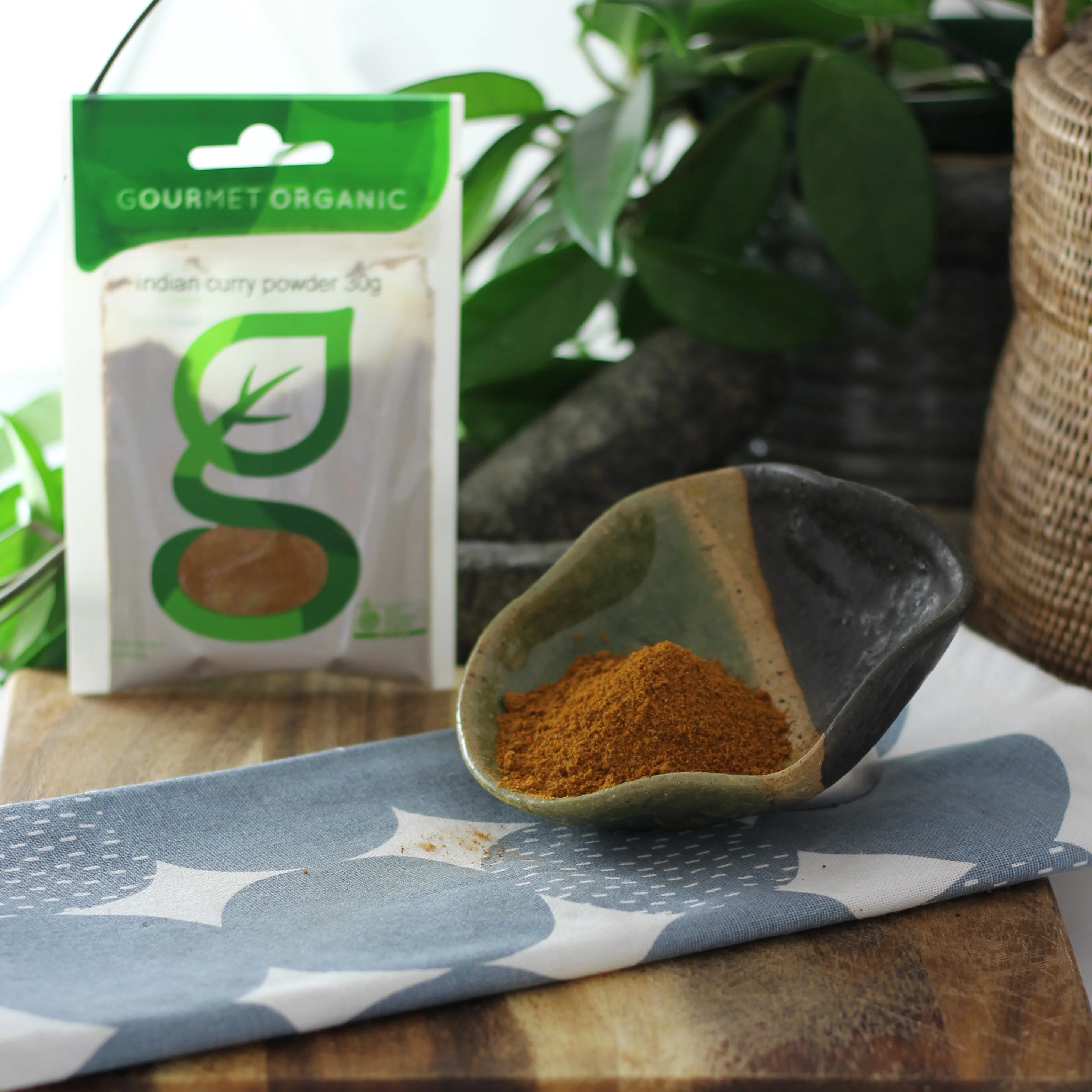 Gourmet Organic Indian Curry Powder 30g, Certified Organic