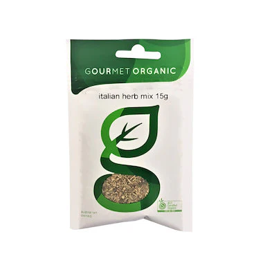 Gourmet Organic Italian Herb Mix 15g, Certified Organic