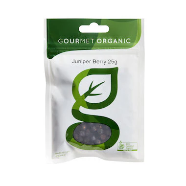 Gourmet Organic Juniper Berries 25g, Certified Organic