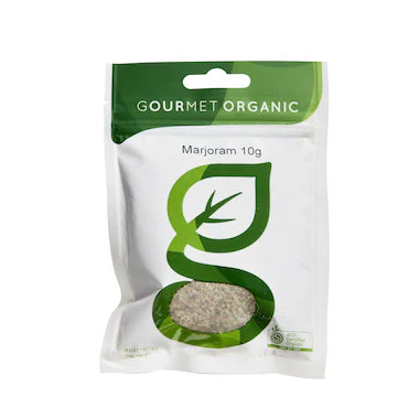 Gourmet Organic Certified Organic Marjoram 10g