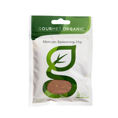 Gourmet Organic Mexican Seasoning 25g, Certified Organic