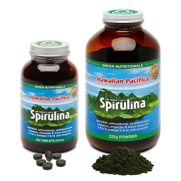 Green Nutritionals Hawaiian Pacifica Spirulina Tablets {500mg}, 100, 200, 500 Or 1000 Tablets; For Energy & Cell Regeneration - Image 5
