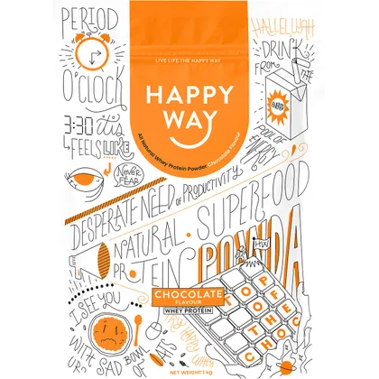 Happy Way Whey Protein Powder 60g, 500g Or 1Kg, Chocolate Flavour - Image 5