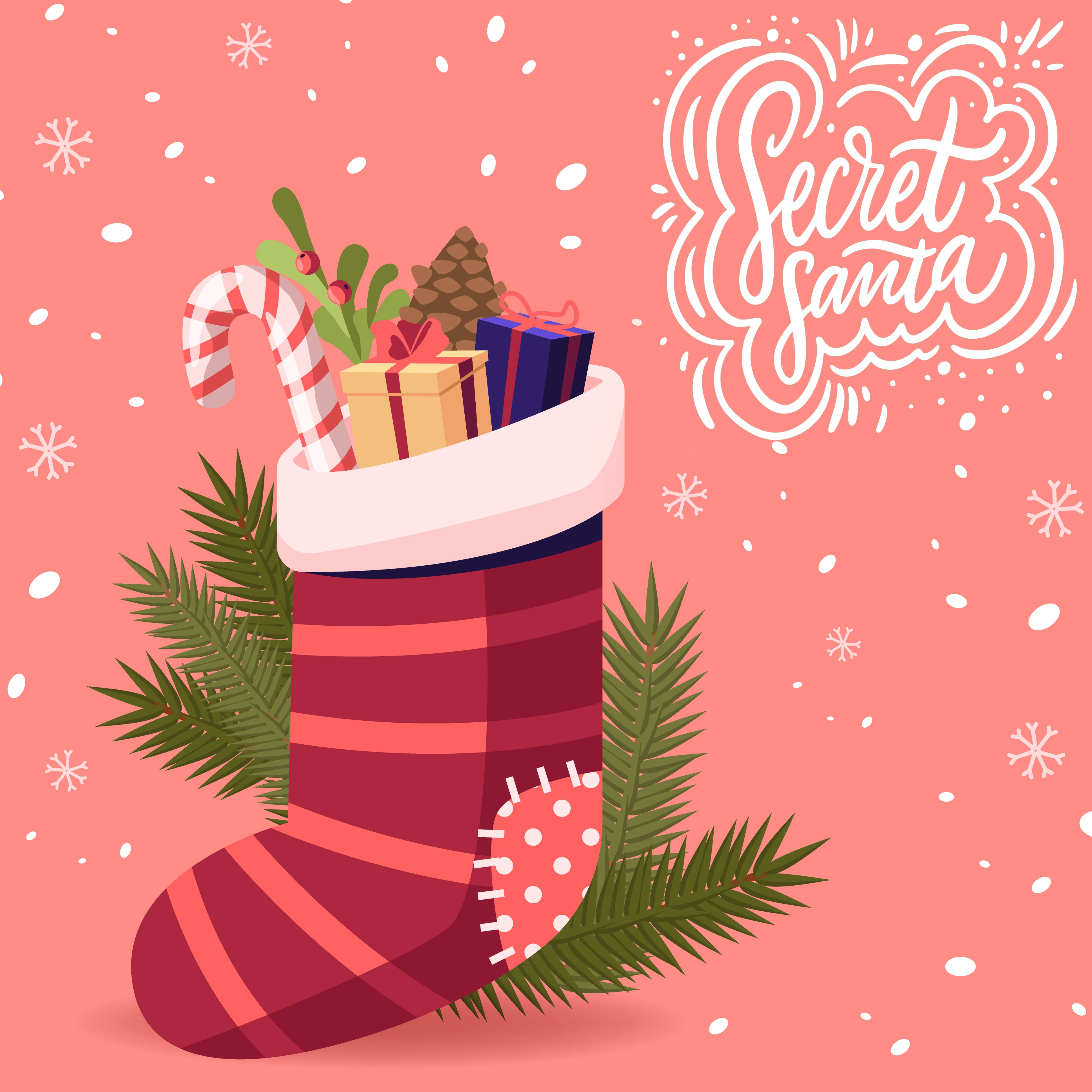 Christmas Hamper Secret Santa Stocking, Send It Direct To Your Loved One! 🎅