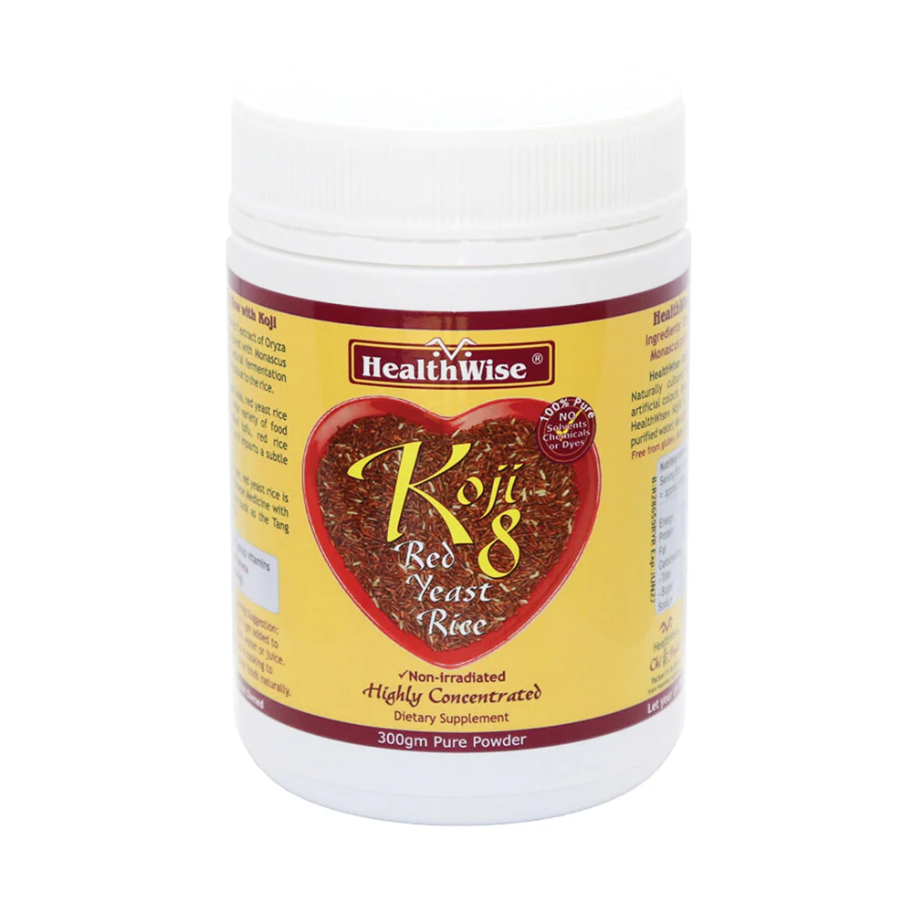 HealthWise Koji 8 Red Yeast Rice 150g Or 300g, 100% Pure - Image 2