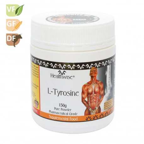 Healthwise L-Tyrosine 60g, Pharmaceutical Grade Powder