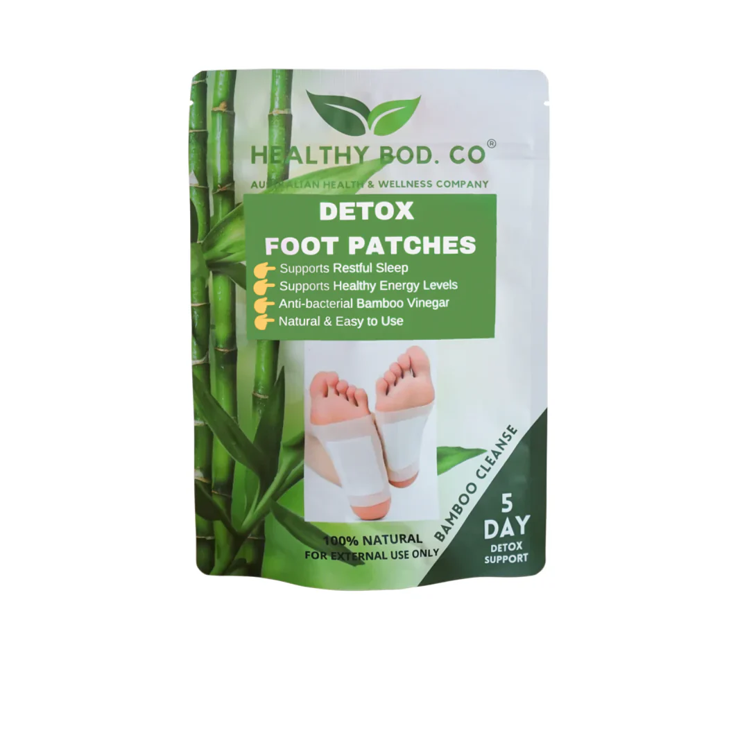 Healthy Bod. Co Detox Foot Patches, 5 Day Detox Support Bamboo Cleanse - Image 2
