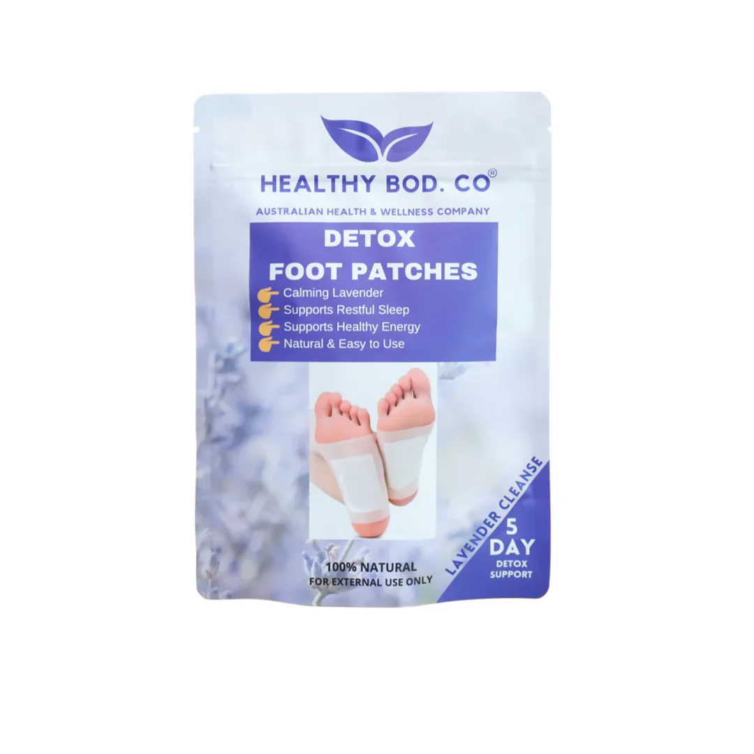 Healthy Bod. Co Detox Foot Patches, 5 Day Detox Support Lavender Cleanse - Image 2