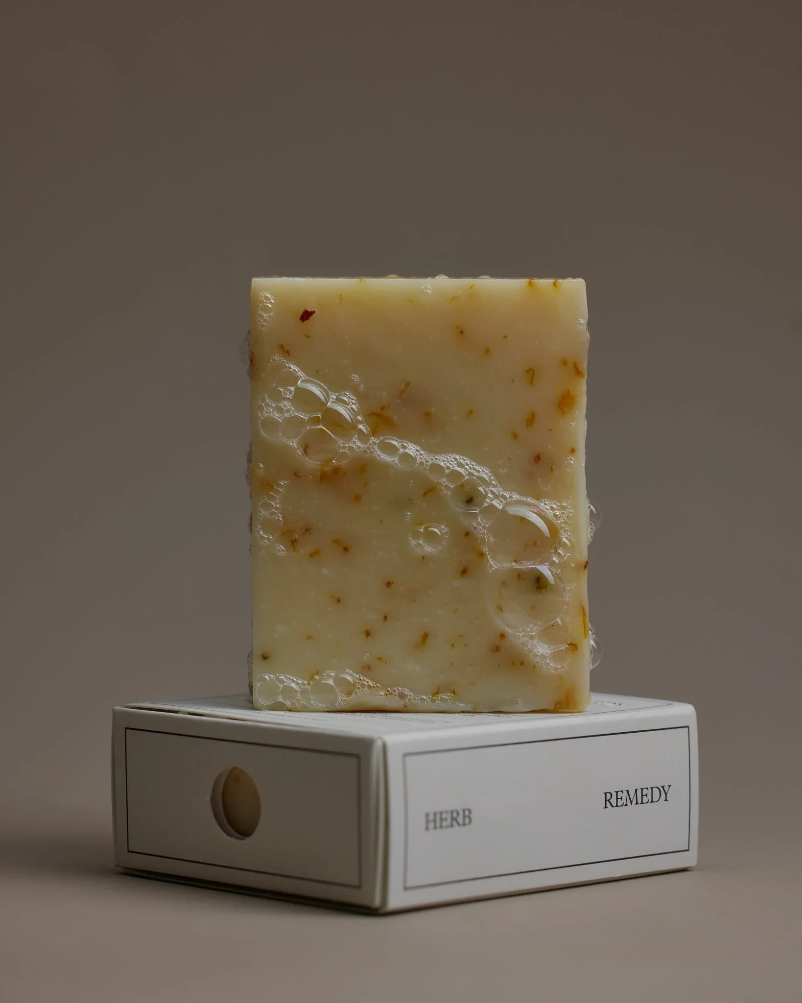 Herb Remedy Soaps Calendula With Coconut Oil & Solar-Infused Calendula Oil 170g, With Solar Infused Plant Based Oils - Image 3