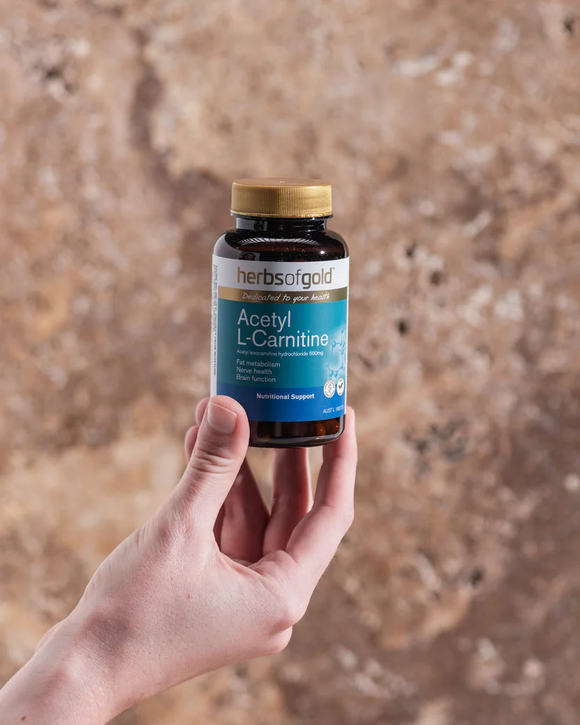 Herbs Of Gold Acetyl L-Carnitine, 60 Or 120 VegeCapsules (Vegan) - Image 3