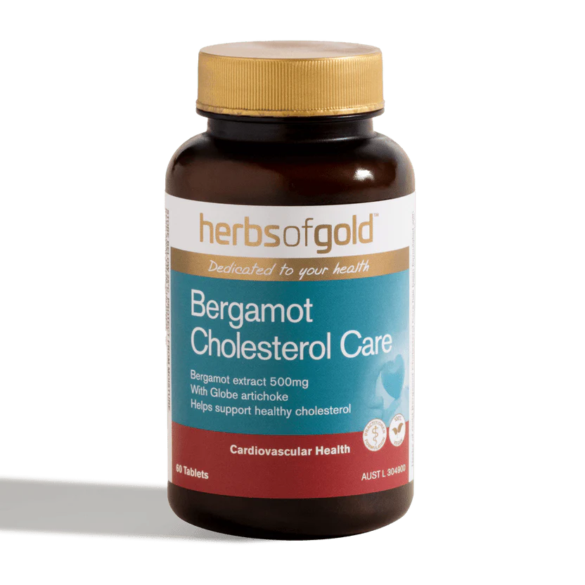 Herbs Of Gold Bergamot Cholesterol Care, 60 Tablets (Vegan)