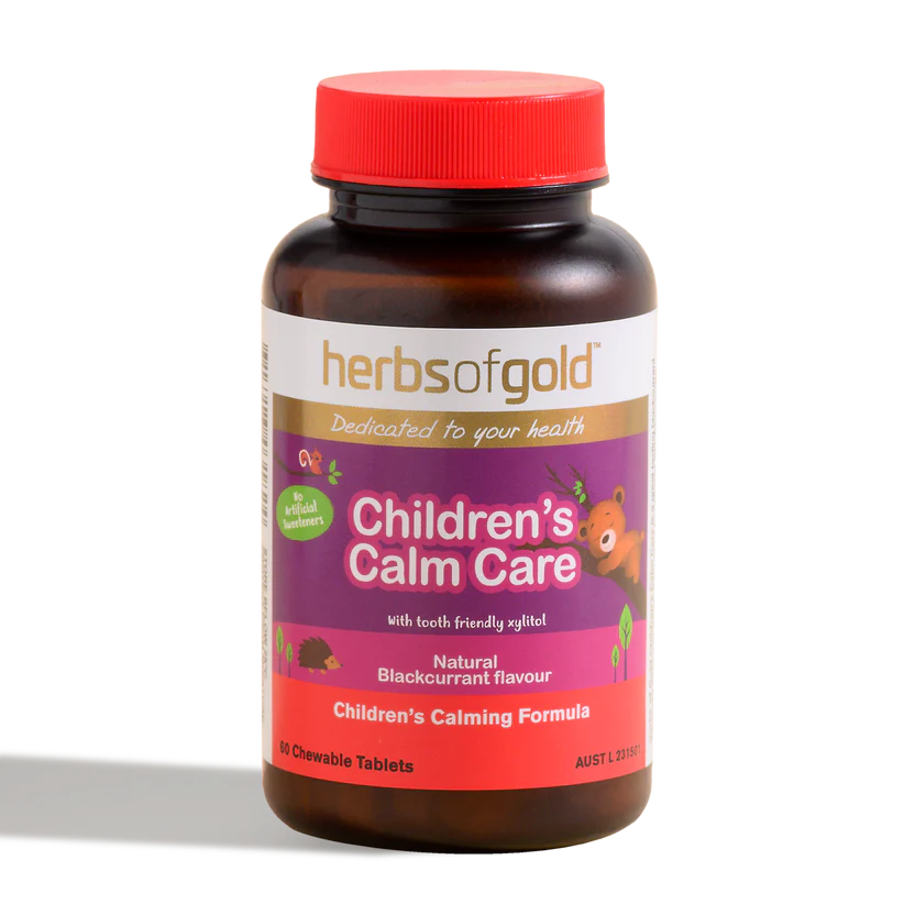 Herbs Of Gold Children's Calm Care, 60 Chewable Tablets