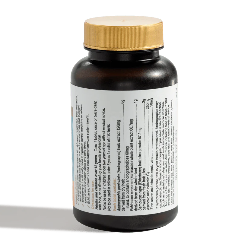 Herbs Of Gold Cold & Flu Strike, 30 Or 60 Tablets (Vegan) - Image 4