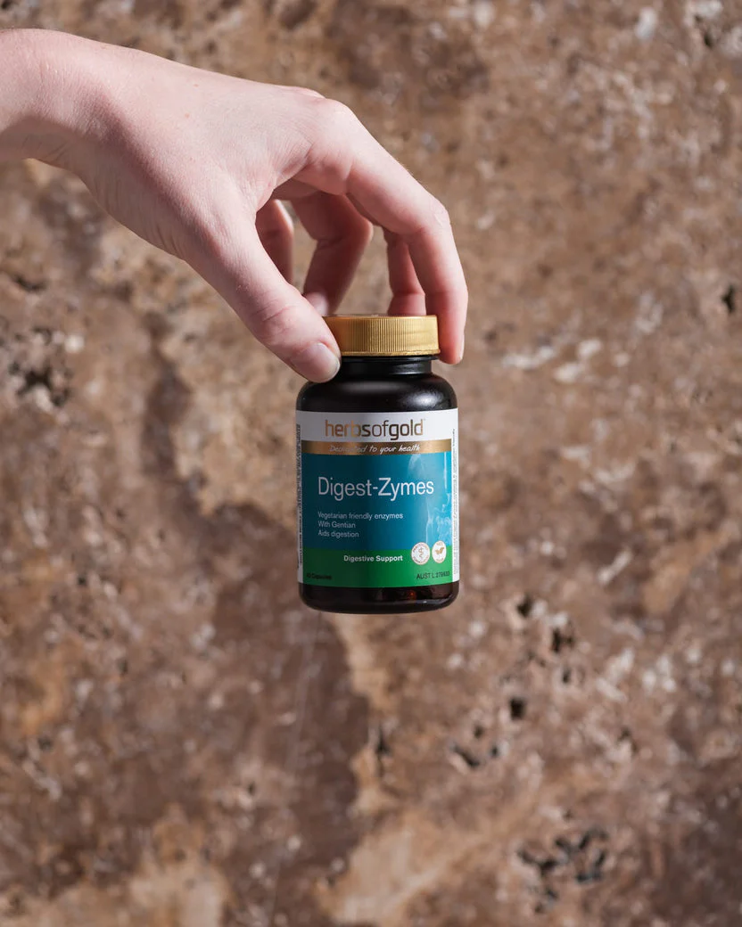 Herbs Of Gold Digest-Zymes, 60 VegeCapsules (Vegan) - Image 3
