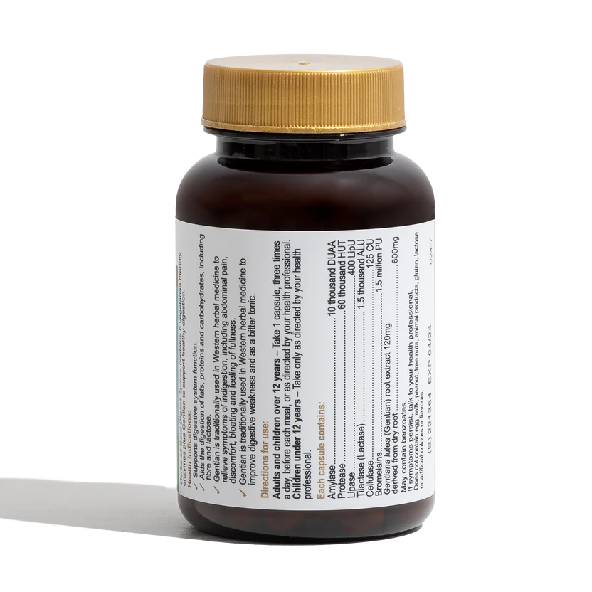 Herbs Of Gold Digest-Zymes, 60 VegeCapsules (Vegan) - Image 4
