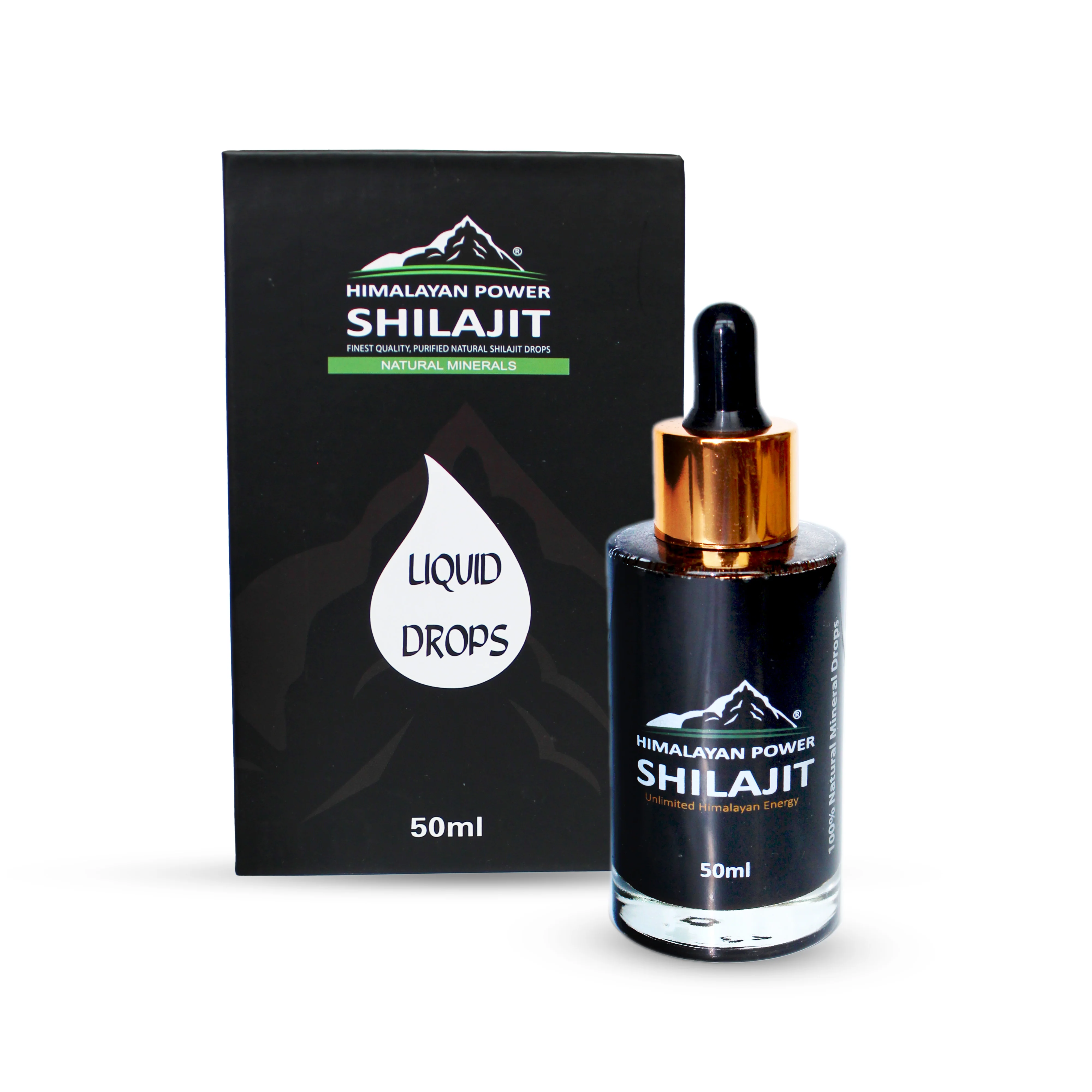 Himalayan Power Pure Shilajit Liquid Drops 30mL, Purest Himalayan Power Gold Graded 100% Pure Shilajit- Fulvic Acid & 85+ Trace Minerals Complex - Image 2