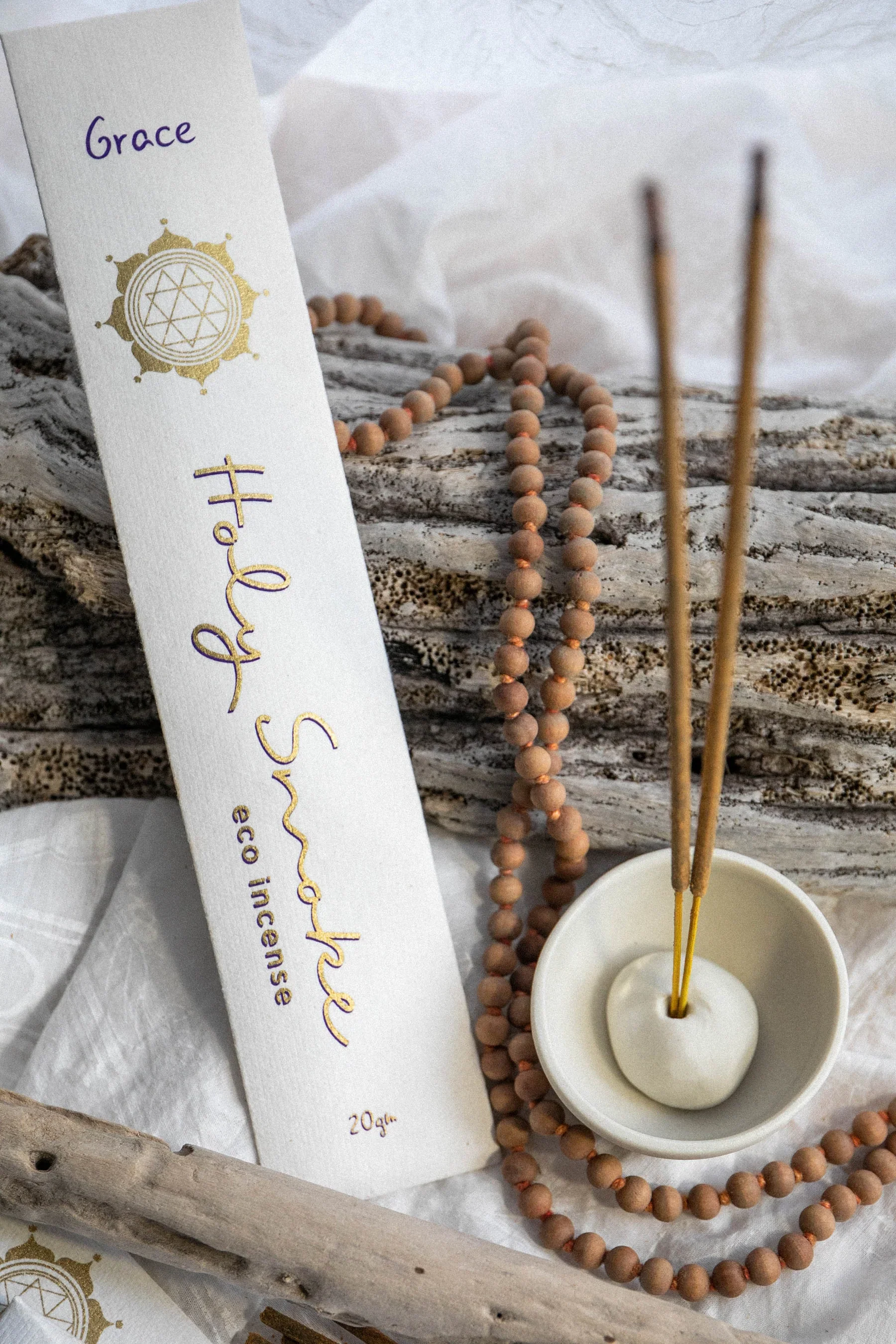 Holy Smoke Eco Incense 20g, Grace Fragrance - Image 2