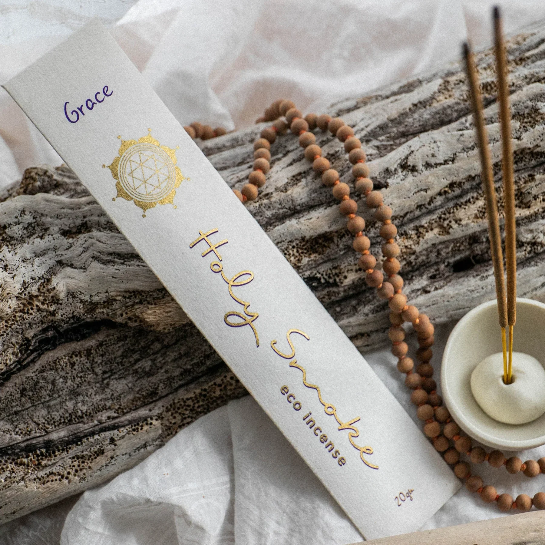 Holy Smoke Eco Incense 20g, Grace Fragrance - Image 3