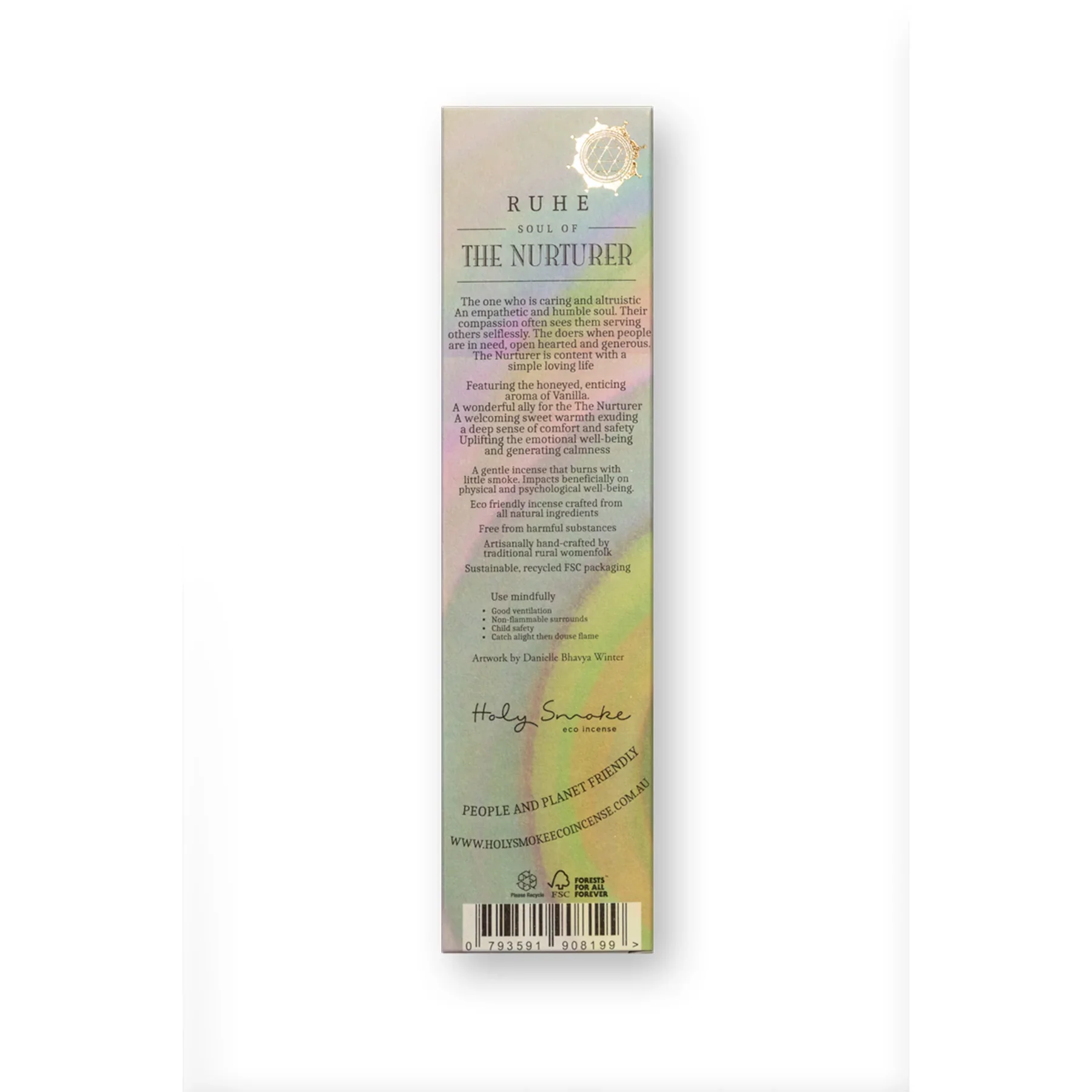 Holy Smoke Eco Incense The Nurturer 20 Sticks, Soothing Heart-Centred Calm - Image 2