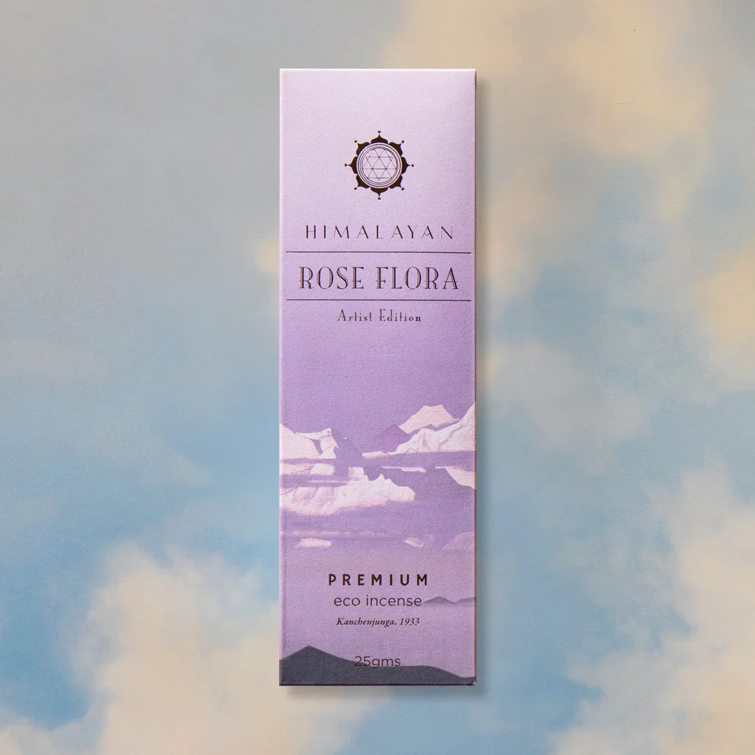 Holy Smoke Eco Incense Himalayan Rose Flora 25gm, Radiant Alpine Blossom Reverie