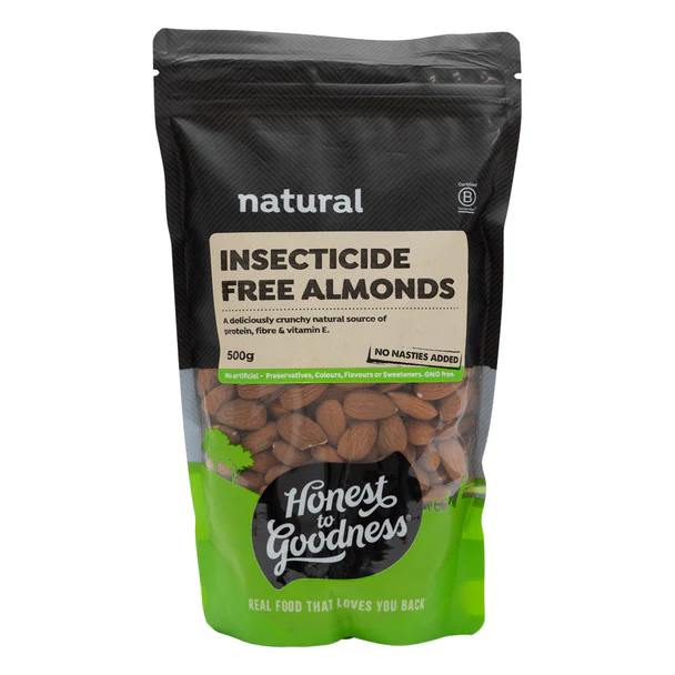 Honest To Goodness Almonds 200g or 500g, Insecticide Free - Image 2
