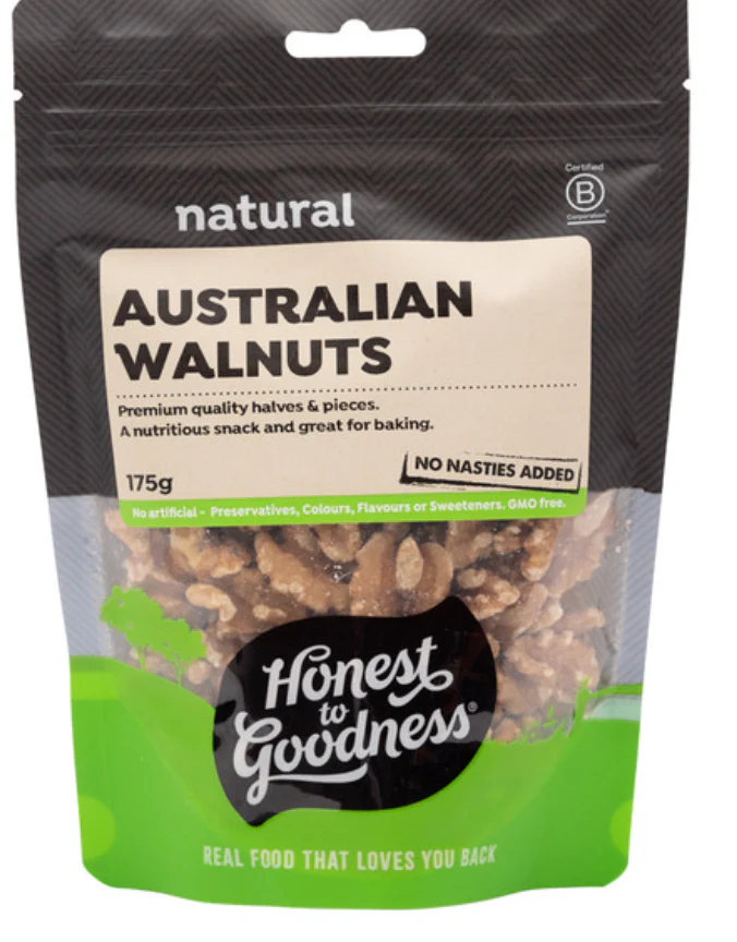 Honest To Goodness Australian Walnuts 175g, 100% Aussie Grown