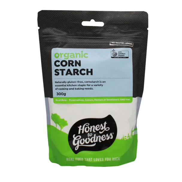 Honest To Goodness Organic Corn Starch 300g, For Home Chefs & Professionals