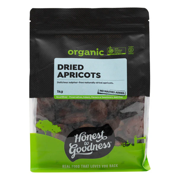 Honest To Goodness Dried Apricots 200g, 500g Or 1Kg, Australian Certified Organic & Sulphur-Free - Image 3