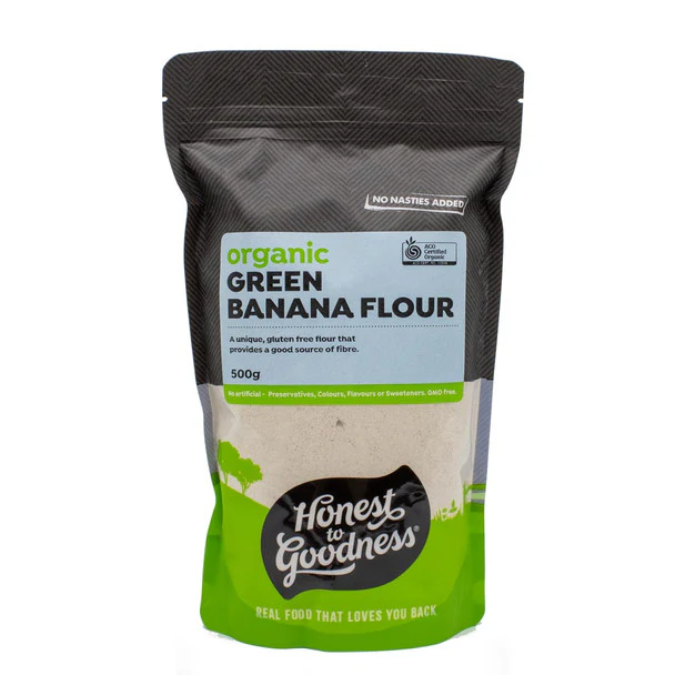 Honest To Goodness Green Banana Flour 500g, For A Good Source Of FIbre & Australian Certified Organic