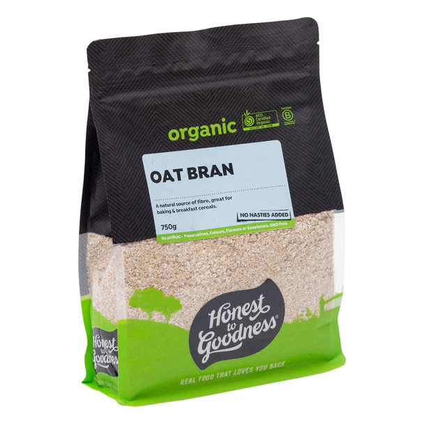 Honest To Goodness Certified Organic Oat Bran 750g, Supports Weight Loss - Image 3