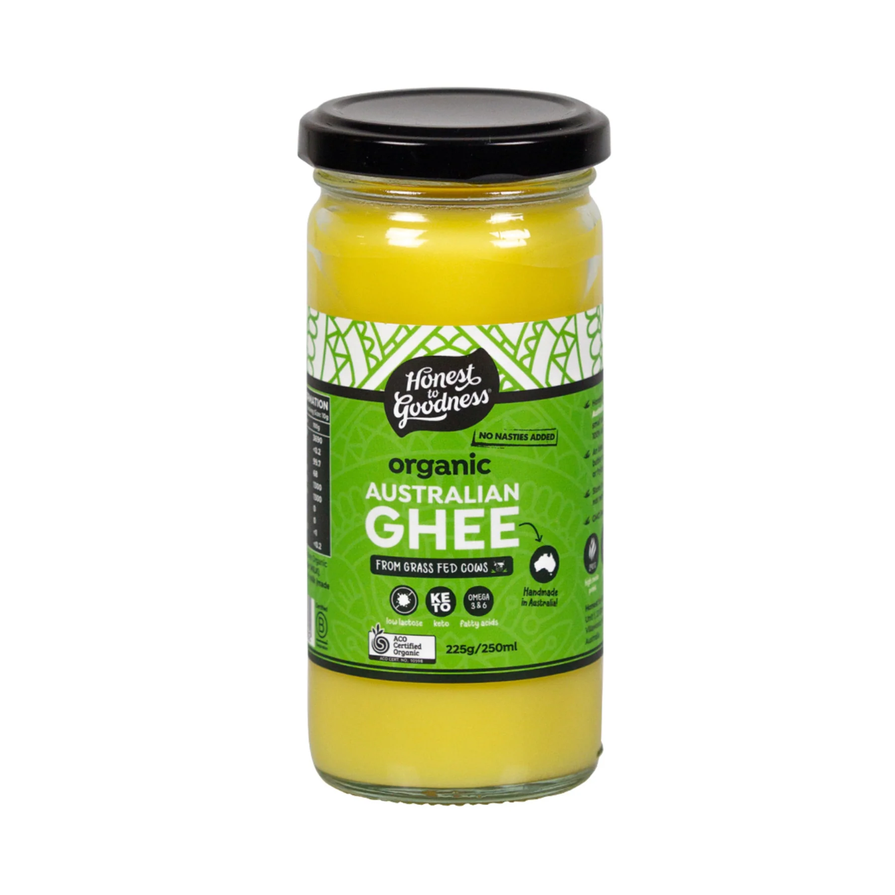 Honest To Goodness Ghee 250ml Or 500ml, Organic & Australian - Image 3