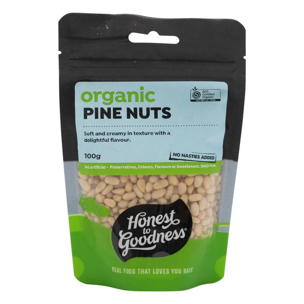 Honest To Goodness Pine Nuts 100g Or 350g, Australian Certified Organic; Soft & Creamy - Image 3