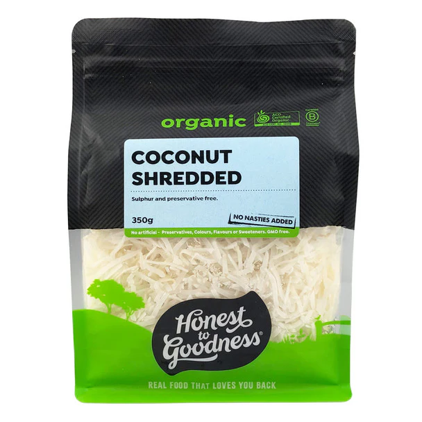 Honest To Goodness Shredded Coconut 125g Or 350g, Australian Certified Organic - Image 2