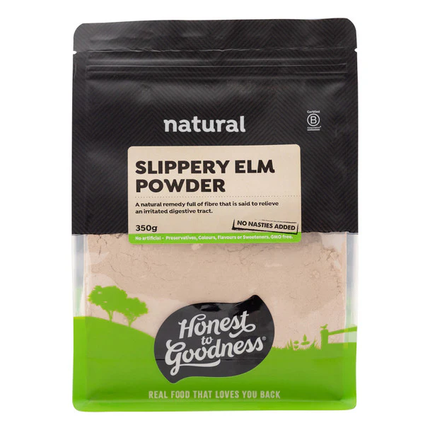 Honest To Goodness Slippery Elm Powder 100g Or 350g, For A Soothing Effect On The Gut - Image 2