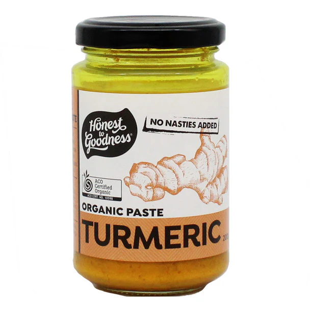 Honest To Goodness Turmeric Paste 200g, Australian Certified Organic