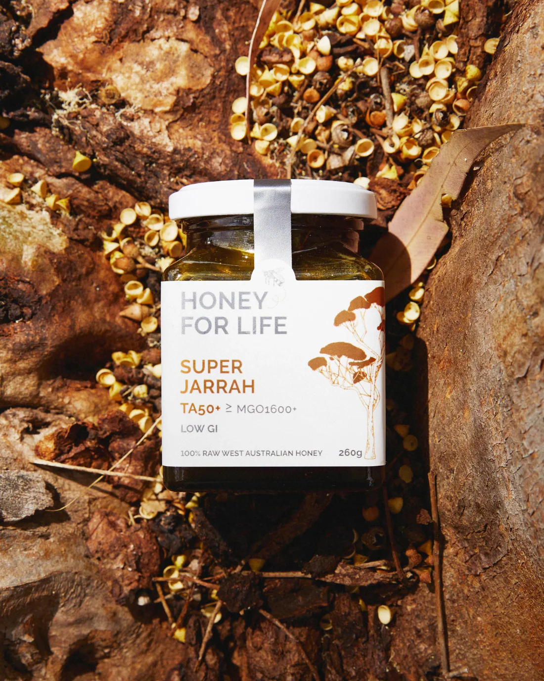 Honey For Life Super Jarrah Honey TA50+ 260g, Antioxidant Rich - Image 2