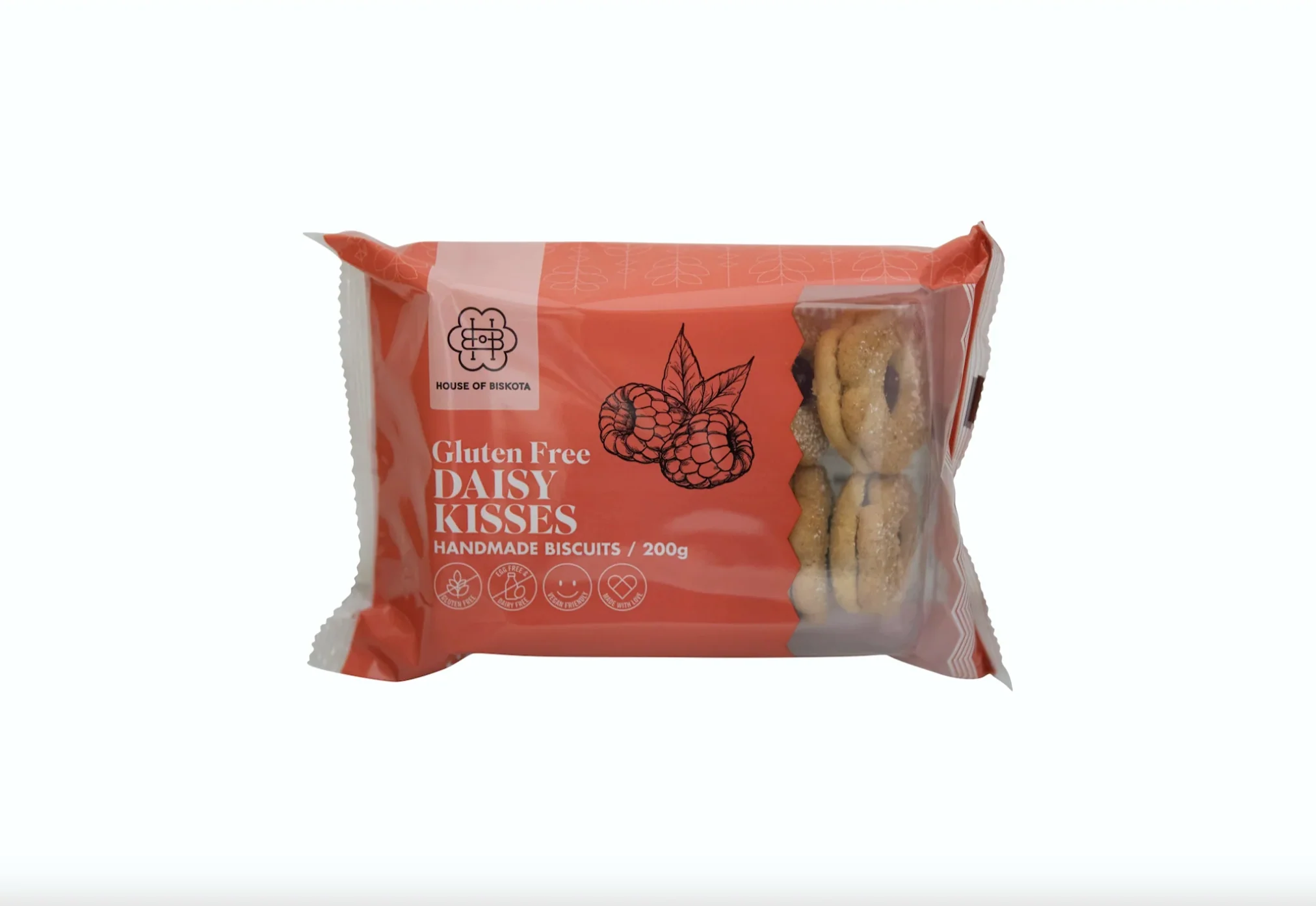 House Of Biskota Gluten Free Daisy Kisses Biscuits 200g, Vegan Friendly - Image 3