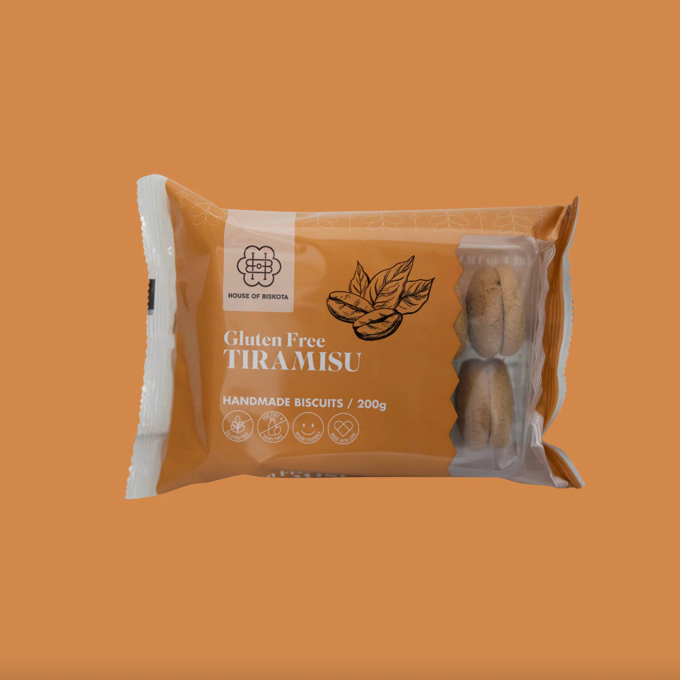 House Of Biskota Gluten Free Tiramisu Biscuits 200g, Handmade With Love