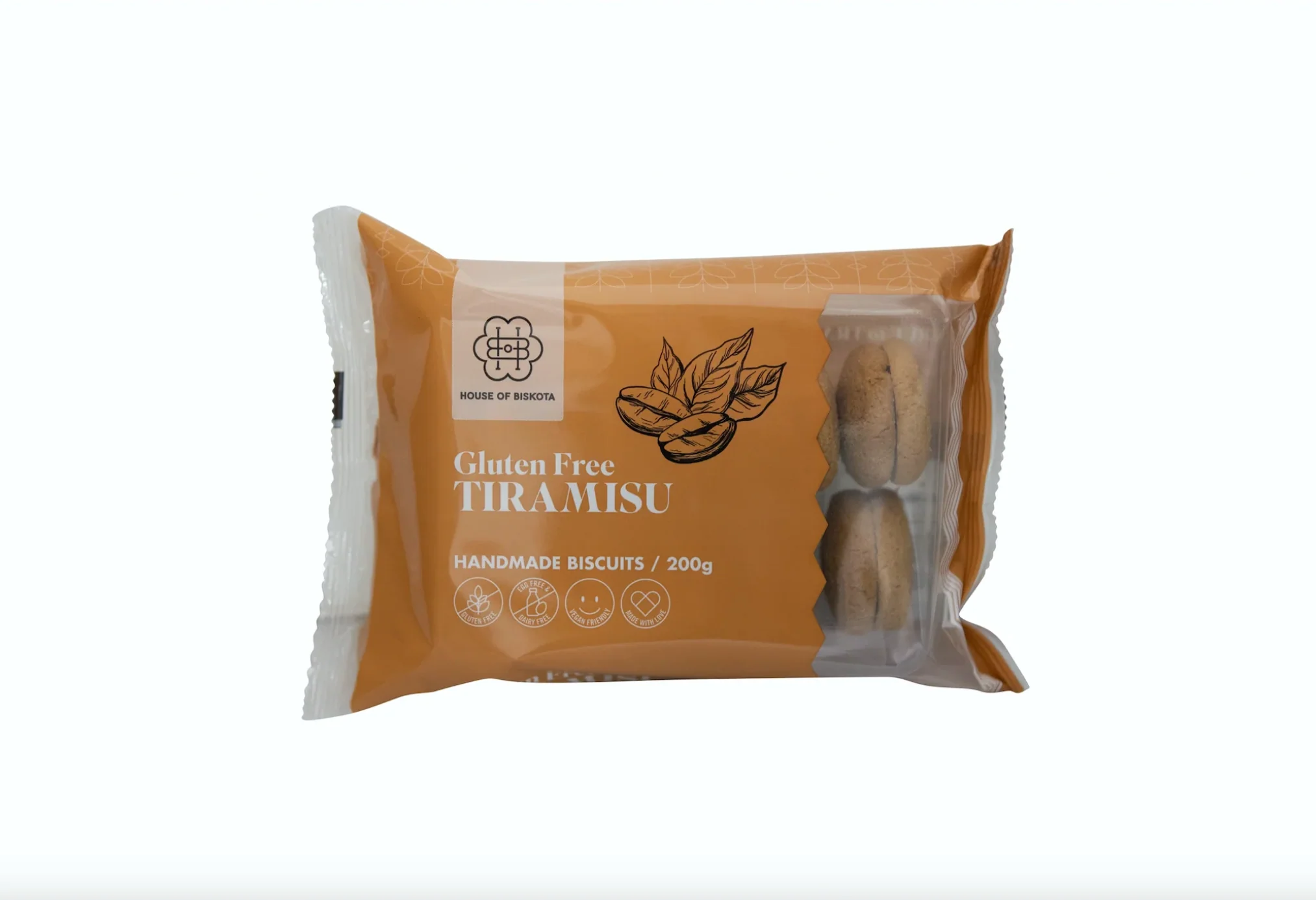 House Of Biskota Gluten Free Tiramisu Biscuits 200g, Handmade With Love - Image 2