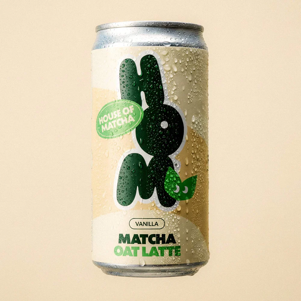 House Of Matcha Vanilla Oat Matcha Latte 250mL, Plant Based & Dairy Free