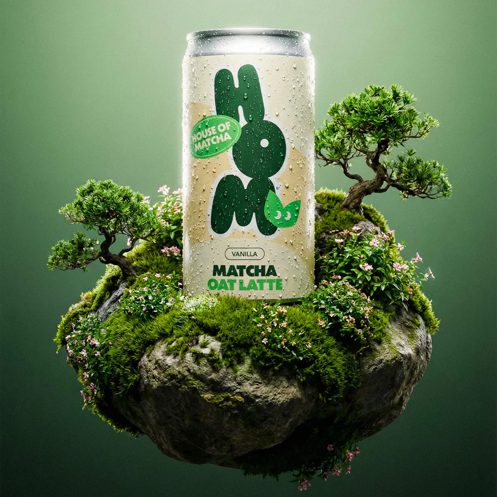 House Of Matcha Vanilla Oat Matcha Latte 250mL, Plant Based & Dairy Free - Image 2