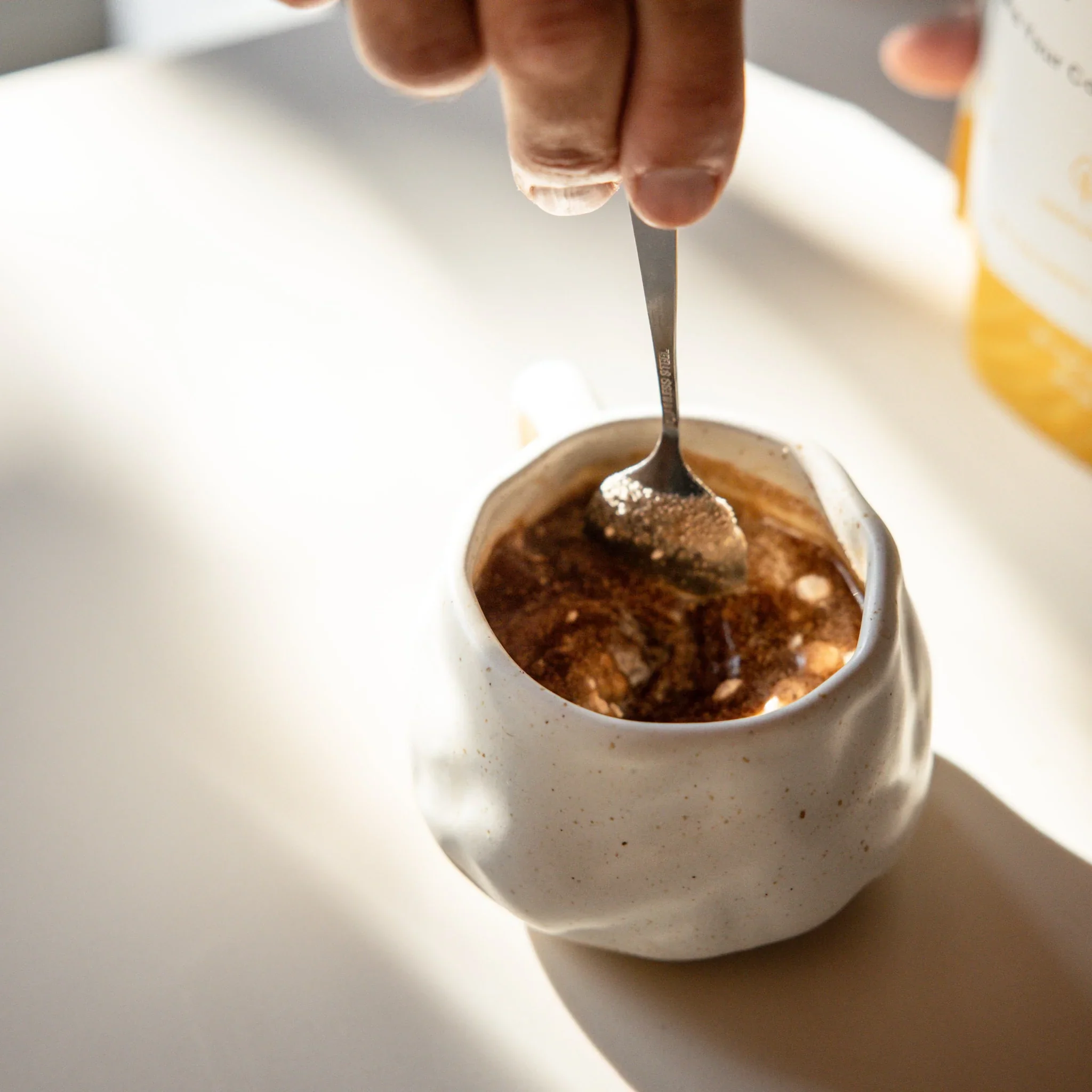 Innerbloom Coconut Creamer + Adaptogens 250g, Sweet & Creamy To  Elevate Your Coffee Experience Coconut Flavour - Image 2