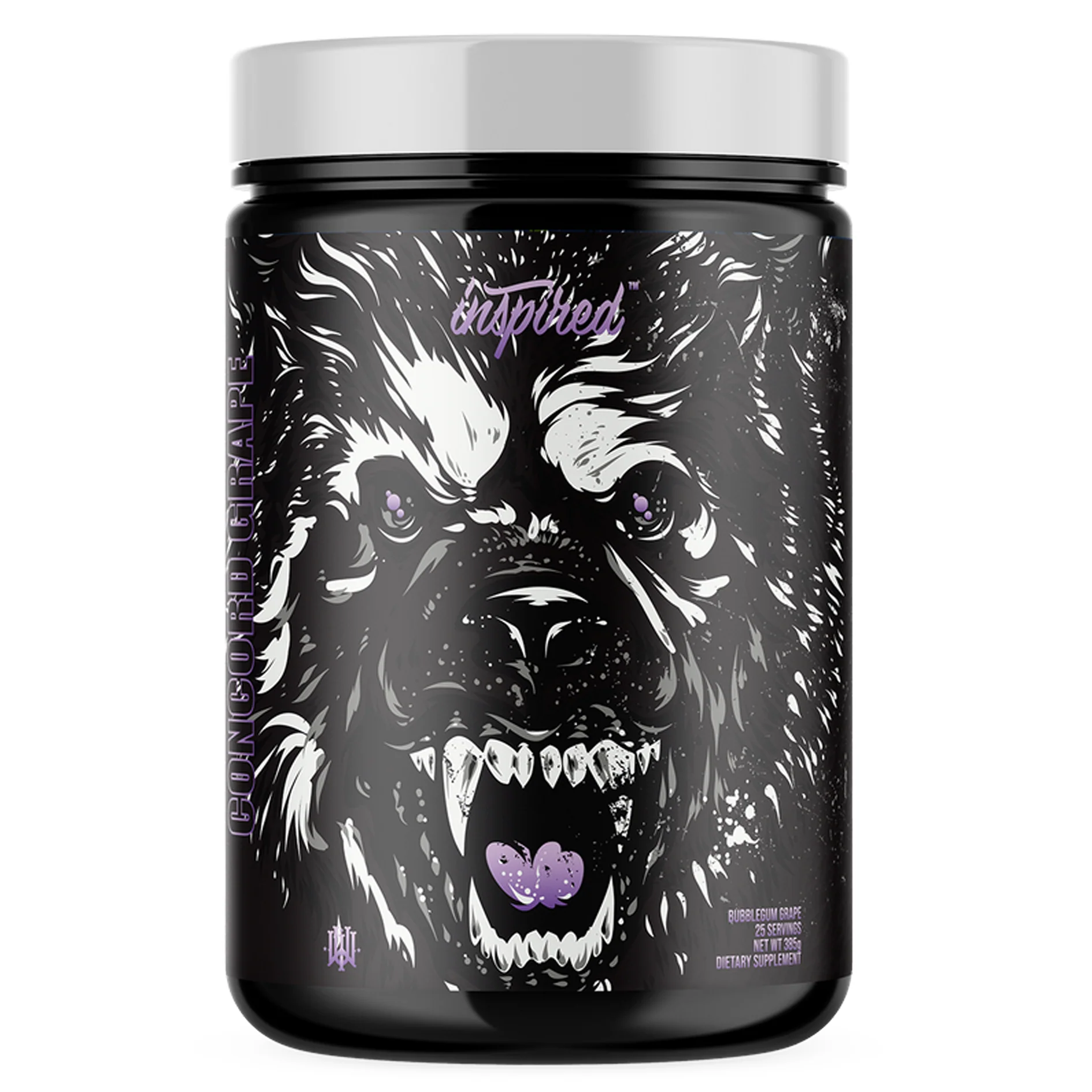 Inspired Nutraceuticals DVST8 BBD 25 Servings, Concord Grape {Bubblegum Grape Flavour}