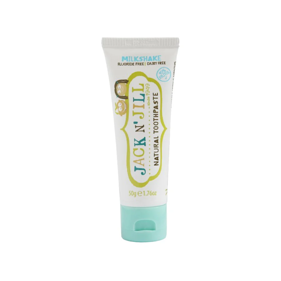 Jack N' Jill Natural Kid's Toothpaste Milkshake Flavour 50g Fluoride Free