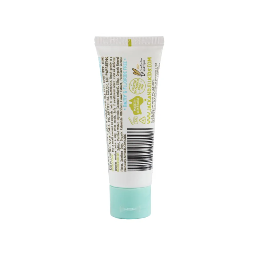 Jack N' Jill Natural Kid's Toothpaste Milkshake Flavour 50g Fluoride Free - Image 2