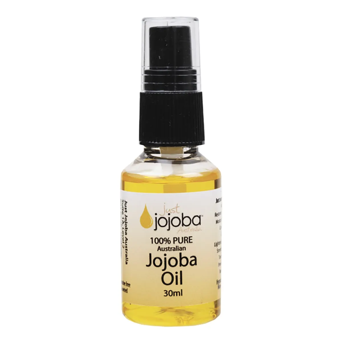 Just Jojoba Australia 100% Pure Australian Jojoba Oil 30mL, 125mL, 250mL Or 500mL, Non Greasy