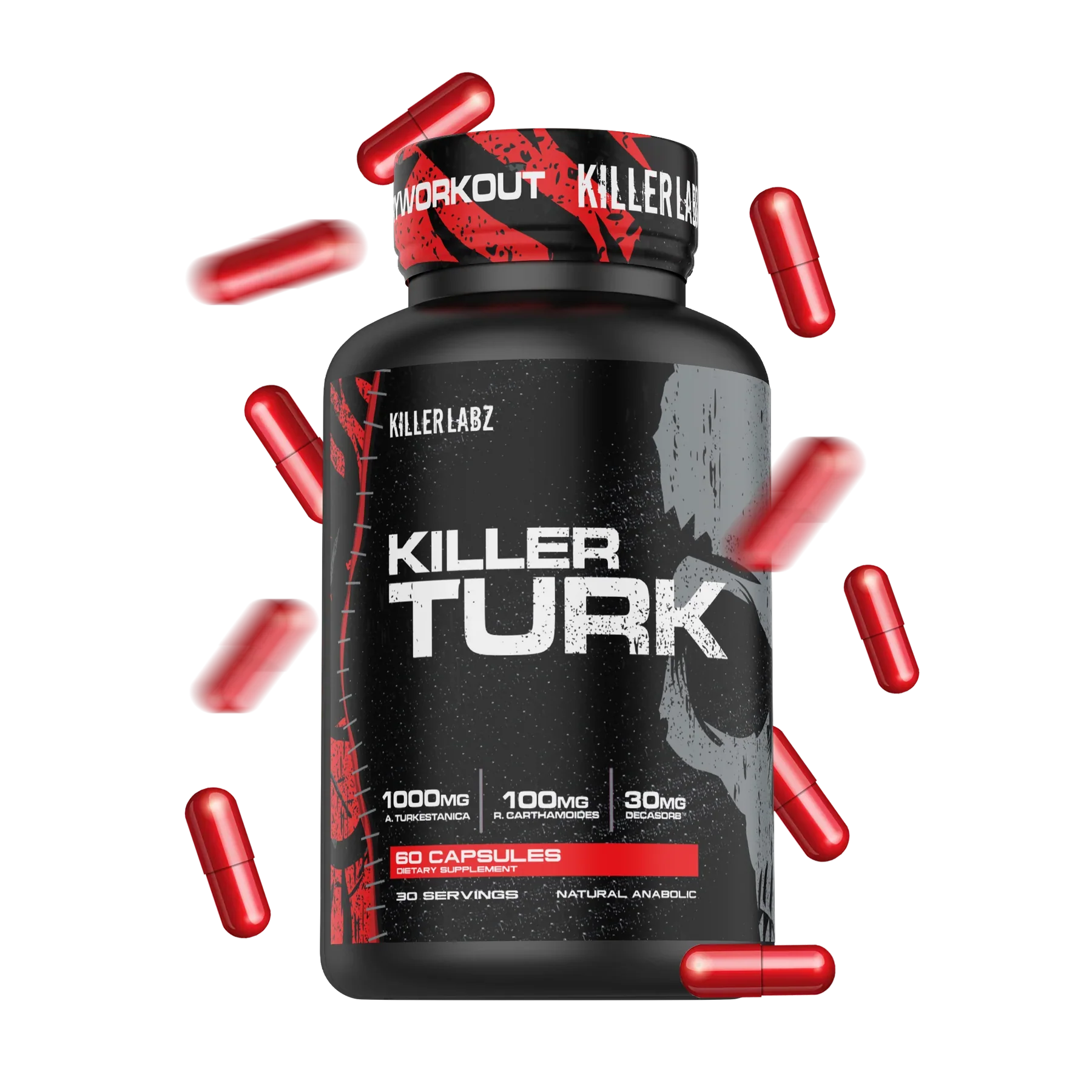 KillerLabz Killer Turk 60Capules, For The Strongest Anabolic Effect