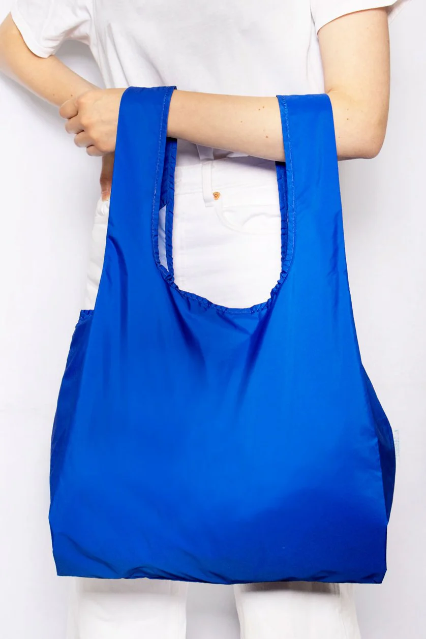 Kind Bag Medium Size, Sapphire Blue Pattern